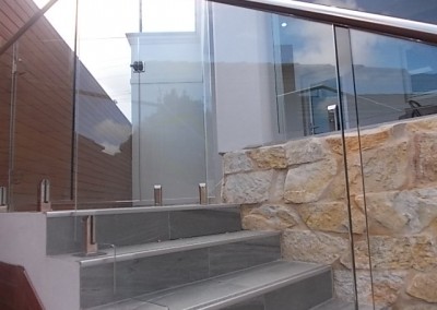 Glass Polishing Balustrade